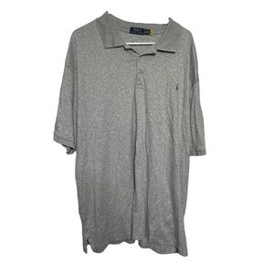 Polo by Ralph Lauren Polo Shirt Men’s 3XB Gray Flesh Pony Classic Fit Preppy